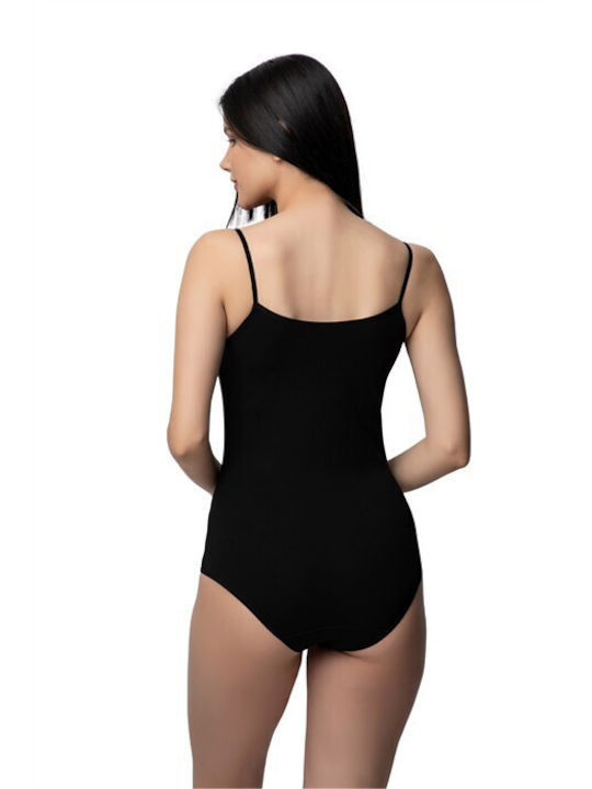 Donex Bodysuit pentru femei cu dantelă Black