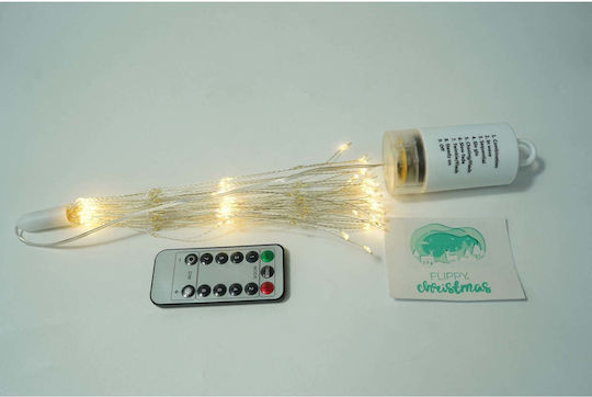 200 Lichterketten LED Warmes Weiß Solar Typ Feuerwerk 1Stück