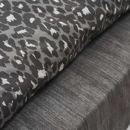Charalambidis Textiles Κουβερλί Μονό από Βαμβάκι & Πολυεστέρα Μαύρο 160x230cm