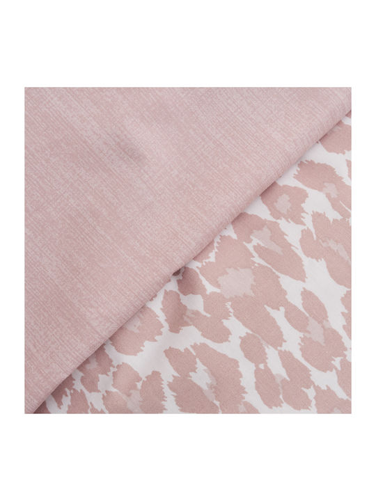 Charalambidis Textiles Κουβερλί Υπέρδιπλο από Βαμβάκι & Πολυεστέρα Ροζ 220x230cm