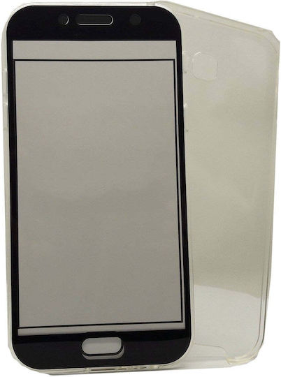 360 Full Cover Silicone / Plastic 0.3mm Transparent (Galaxy A7 2017)