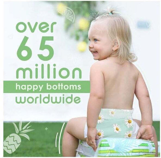 PureBorn Tape Diapers Organic Bamboo No. 3 for 5.5-8kg 56pcs
