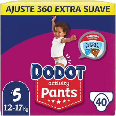 Dodot Pantaloni de scutec Activity Pants pentru 12-17 kgkg 40buc