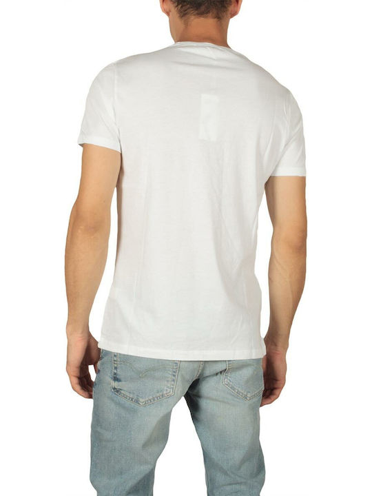 French Kick Men's Short Sleeve T-shirt White