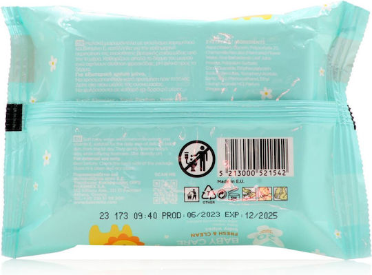 Helenvita Fresh & Clean Baby Wipes without Alcohol & Parabens 20pcs
