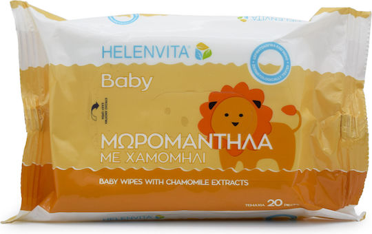 Helenvita Fresh & Clean Baby Wipes without Alcohol & Parabens 20pcs