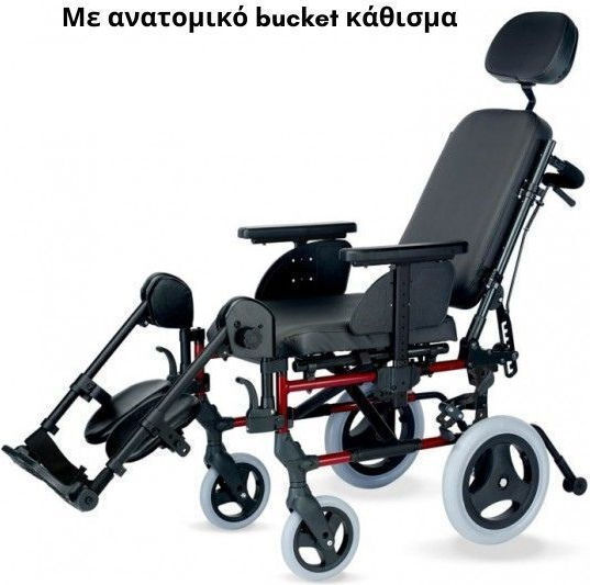 Rollstuhl mit verstellbarer Rückenlehne Breezy Style R Standard 12 Zoll