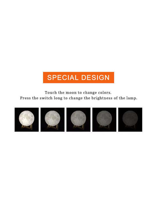 Dekorative Lampe Mondlicht Mehrfarbig