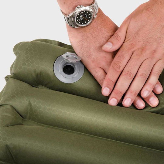 Snugpak Самонадуване Единично Подложка за къмпинг 75x С дебелина 8см в Зелен цвят