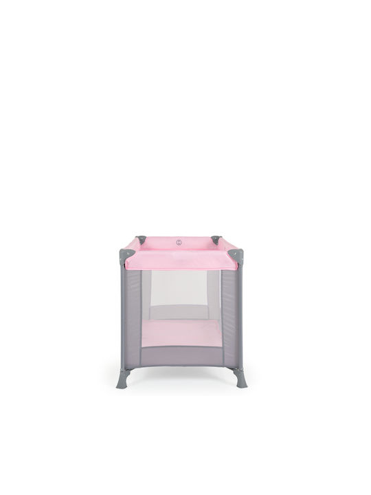 Moni Solo Playpen with Mattress Pink 125x65cm