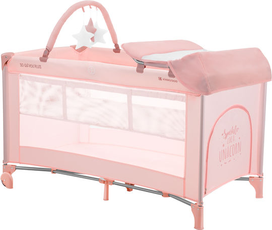 Kikka Boo So Gifted Plus Кошара за игра 2 Нива с Променяща се Повърхност & Матрак Розов 124x64см