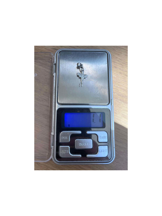 Pandantiv Jolie Argint Sterling 925 Model Balet Zirconiu 27 X 10 Mm 1.1 G