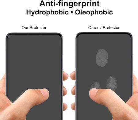 0.3mm Vollkleber Vollflächig gehärtetes Glas Schwarz (Galaxy S23)