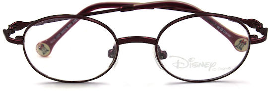 Disney Metal Eyeglass Frame Burgundy 00701