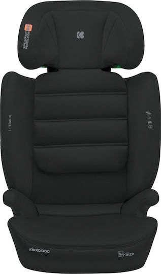 Kikka Boo i-Track Детско Столче за Кола i-Размер с Isofix Черно 15-36 кг