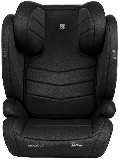Kikka Boo I-Stand Καθισματάκι Αυτοκινήτου High-back Booster i-Size με Isofix Black