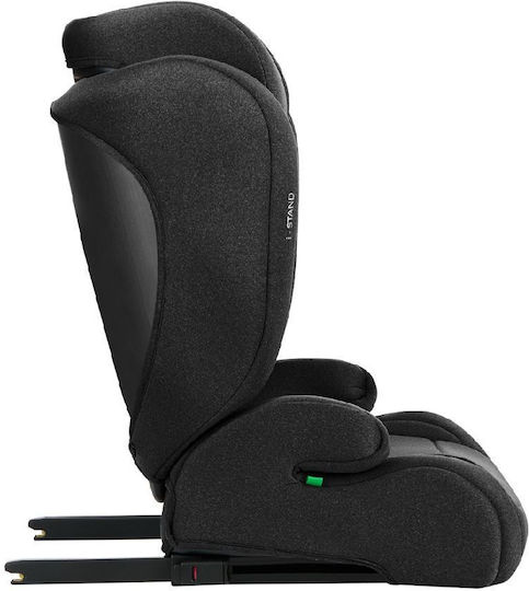 Kikka Boo I-Stand Καθισματάκι Αυτοκινήτου High-back Booster i-Size με Isofix Black