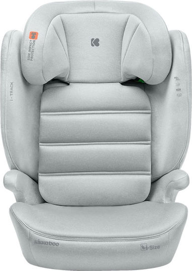 Kikka Boo i-Track Baby Car Seat i-Size with Isofix Light Grey 15-36 kg