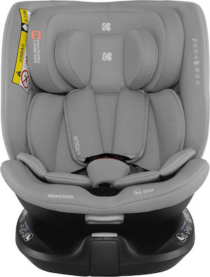 Kikka Boo Καθισματάκι Αυτοκινήτου i-Tour i-Size 0-36 kg με Isofix Light Grey