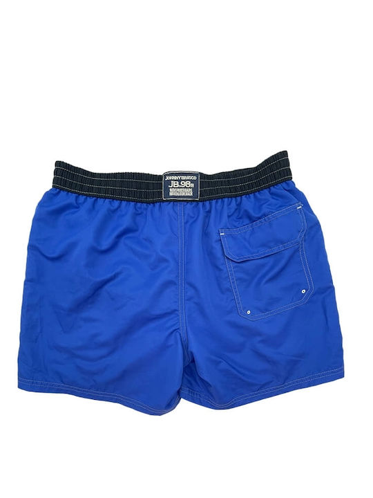 Johnny Brasco Herren Badebekleidung Shorts Blau