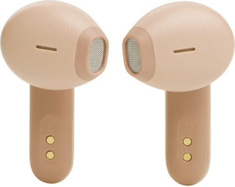 JBL Wave Flex Earbud Bluetooth Handsfree Earphones with Sweat Resistance and Charging Case Beige