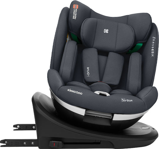 Kikka Boo I-drive Scaun Auto pentru Copii i-Size cu Isofix Gri închis