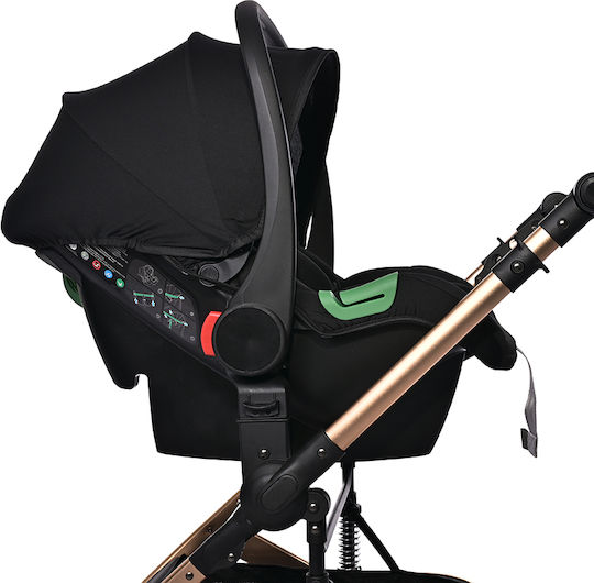 Lorelli Spirit Baby Car Seat i-Size Black Jasper 0-13 kg