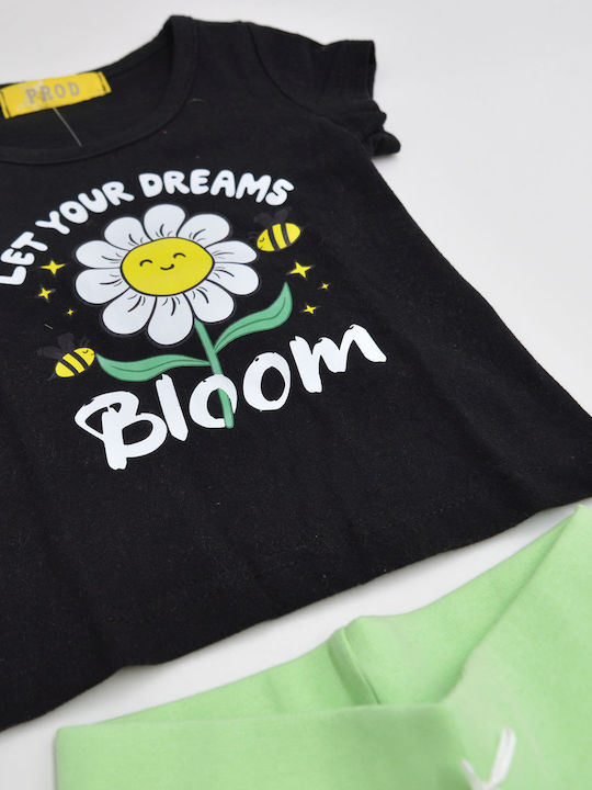 Prod Set Summer 2pcs Black/beraman Let Your Dreams Bloom