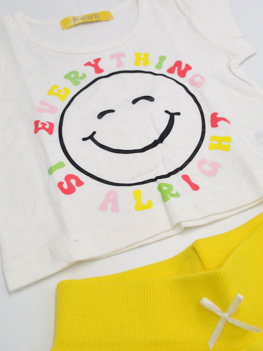 Prod Set Summer 2pcs White/Yellow Everything Is Alright