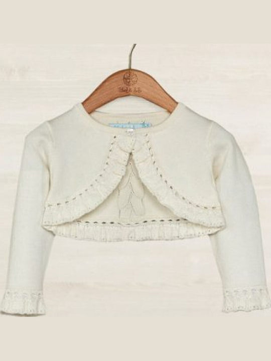 Kinderbolero Gestrickt Beige