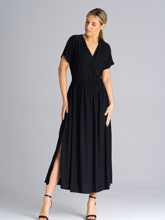 Figl Midi Dress Black