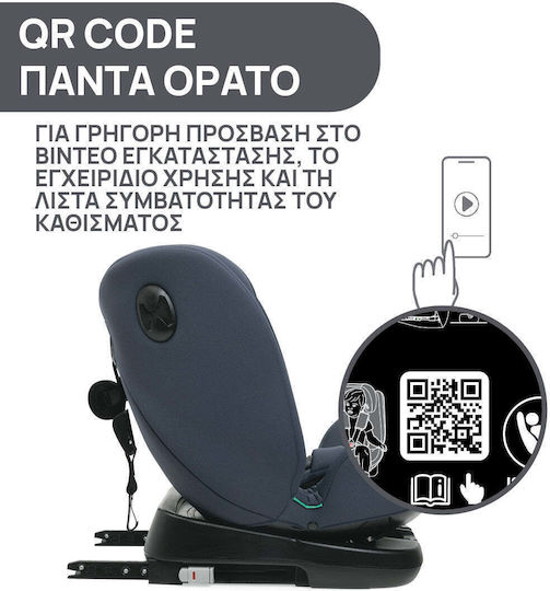 Chicco Unico Evo Autositz i-Size mit Isofix India Ink 0-36 kg