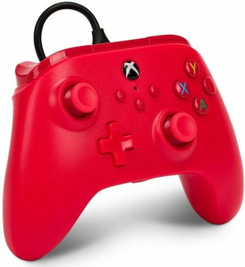 PowerA 1519366-01 Verkabelt Gamepad für Xbox One Rot