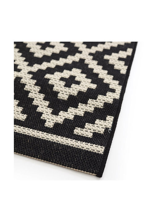 Royal Carpet Χαλί Ορθογώνιο Καλοκαιρινό Ψάθινο Black