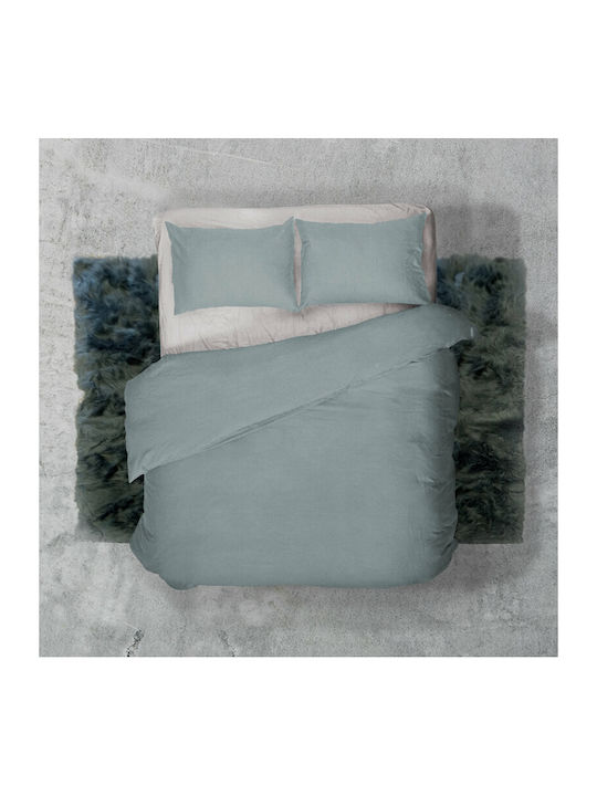 Kipper Duvet Cover Set Cotton Single with Pillowcase 160x250 Rainbow 5206952011469-1 Blue