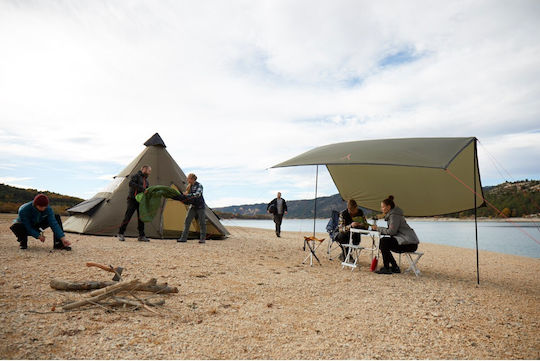 Grand Canyon Beach Shelter Zuni for 4 Persons Beige