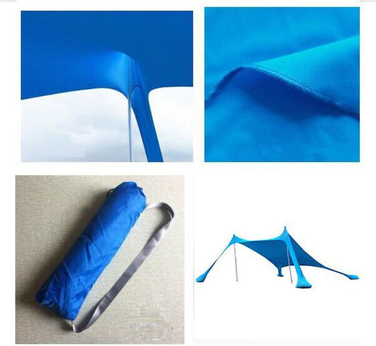 New Camp Lycra Strandsonnenschutz 4 Personen Blau