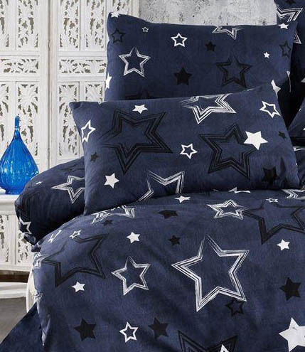 Dimcol Υπέρδιπλη 220x240cm Γαλαξίας 307 Dark Blue