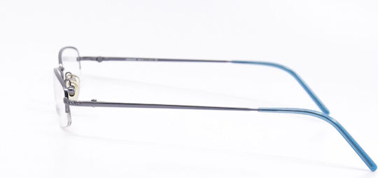 Versace Metal Eyeglass Frame Silver VE1020 1008S
