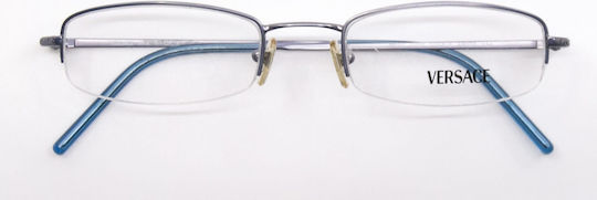 Versace Metal Eyeglass Frame Silver VE1020 1008S