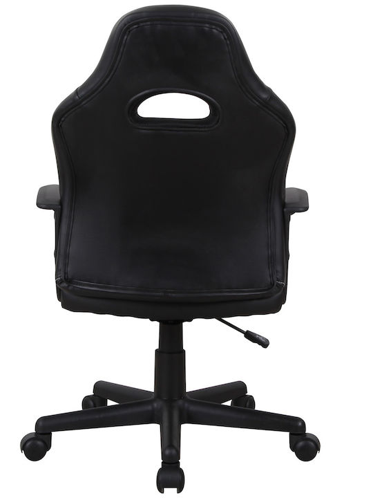 US92 Euro Καρέκλα Gaming Δερματίνης Μαύρο / Λευκό