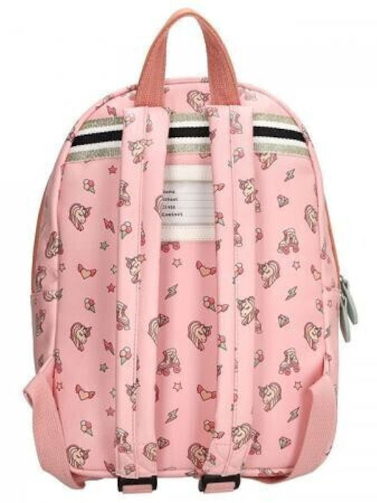 Kidslife Παιδική Τσάντα Πλάτης Ροζ 35x25x13εκ.