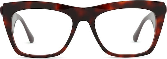 Etro Damen Acetat Brillengestell Braun 0007 086