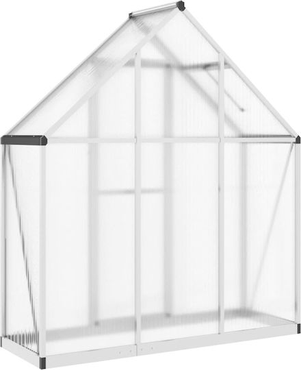 vidaXL 4005816 Seră Casa cu Cadru din Aluminiu 1.69x0.58x1.95m