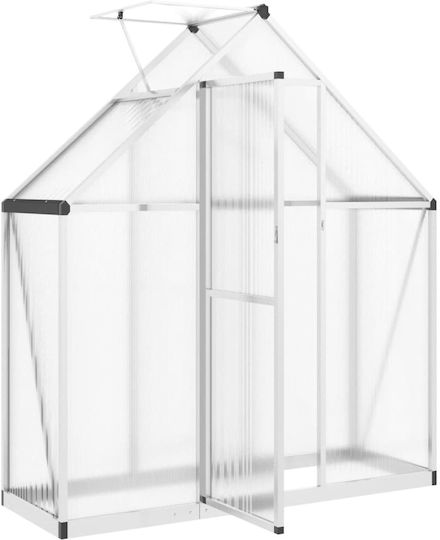vidaXL 4005816 Seră Casa cu Cadru din Aluminiu 1.69x0.58x1.95m