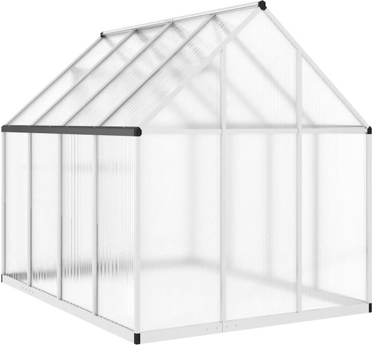 vidaXL 4005834 Greenhouse House Type with Aluminum Frame 2.24x1.69x1.95m