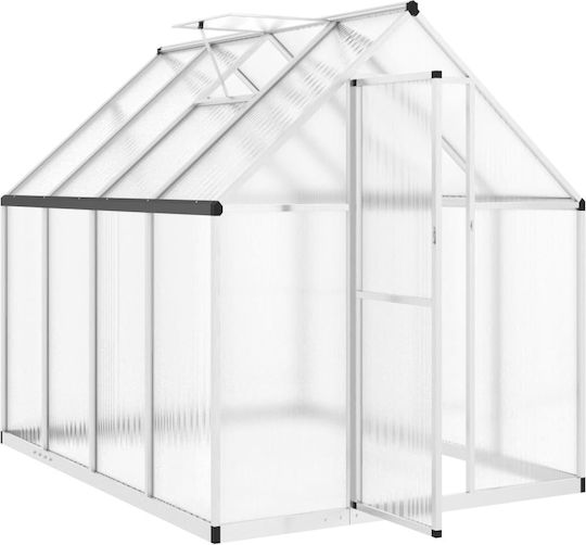 vidaXL 4005834 Greenhouse House Type with Aluminum Frame 2.24x1.69x1.95m