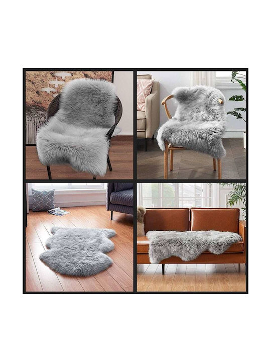 Rug Rectangular Gray