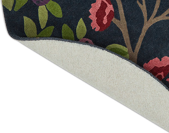 Sanderson Foraging Covor Rotund Indigo
