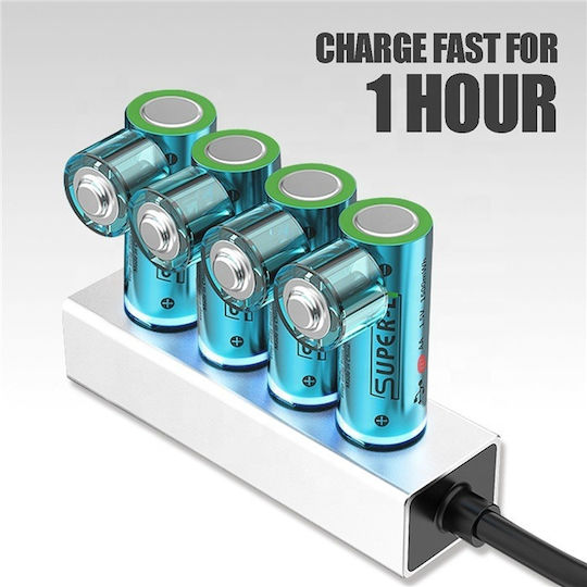 Aoke Rechargeable Battery AA 1.5V 4pcs